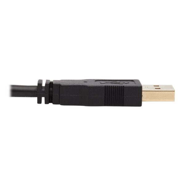 Tripp Lite series DisplayPort KVM Cable Kit - DP, USB, 3.5 mm Audio (3xM/3xM) + USB (M/M), 4K, 4:4:4, 10 ft. (3.05 m), Black