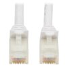 8b384785adafd01456a2fc65a537bf22-1 Tripp Lite series Safe-IT Cat6a 10G Snagless Antibacterial UTP Ethernet Cable (RJ45 M/M), PoE, White, 10 ft. (3.05 m), TAA