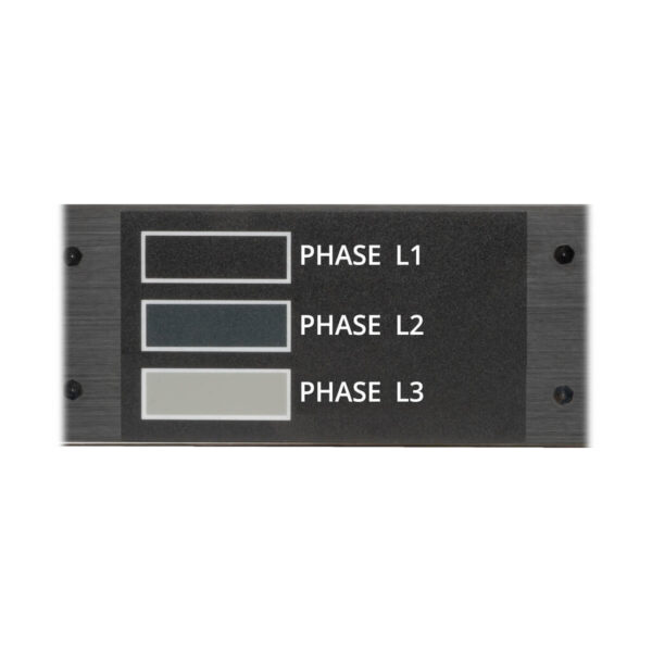 Tripp Lite series 5.7kW 3-Phase Basic PDU - 42 NEMA 5-15/20R 120V Outlets, 208V L21-20P Input, 6 ft. Cord, 70 in. 0U Rack, TAA