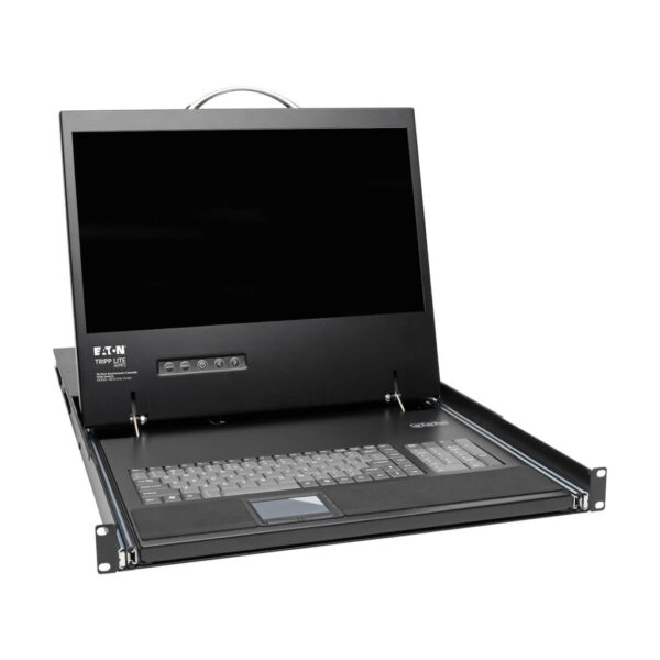 Tripp Lite series NetCommander 16-Port Cat5 KVM over IP Switch - 19 in. LCD, 2 Remote + 1 Local User, 1U Rack-Mount, TAA