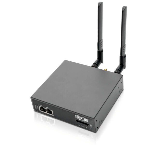 Tripp Lite series 4-Port Console Server with 4G LTE Cellular Gateway, Dual GbE NIC, 4Gb Flash and Dual SIM, TAA