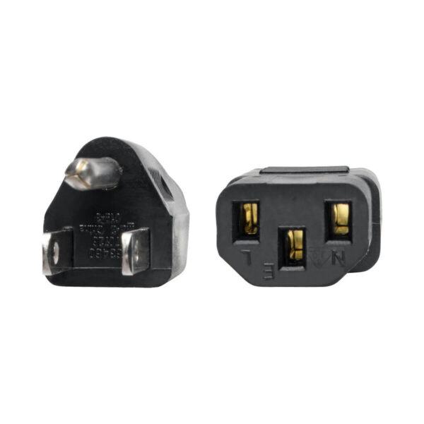8bf67897c60eb02e3e647ea568d9b0e1 Tripp Lite series Desktop Computer AC Power Cable, NEMA 5-15P to C13 - 10A, 125V, 18 AWG, 20 ft. (6.09 m), Black