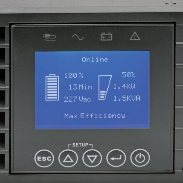 Tripp Lite series 208/240V 3000VA 2.7kW Double-Conversion UPS - 8 Outlets, Extended Run, Card Slot, LCD, USB, DB9, 2U