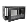 8c453114dc53185bae439f65f222a3e9 Tripp Lite series SmartRack 9U Low-Profile Switch-Depth-Plus Wall-Mount Mini Rack Enclosure, Wide, Acrylic Window