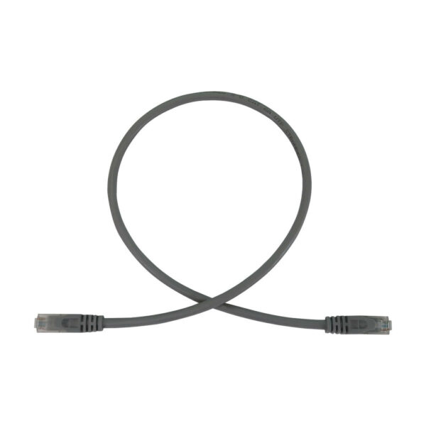 8c6ee06f5ca50a173fa71f29ef62aee2-1 Tripp Lite series Cat6a 10G Snagless Molded UTP Ethernet Cable (RJ45 M/M), PoE, Gray, 3 ft. (0.9 m) - N261-003-GY