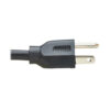 8c79f19a90eab029641cc6ec4ac3a79a Tripp Lite series Power Cord, NEMA 5-15P to Right-Angle C15 - Heavy-Duty, 15A, 125V, 14 AWG, 8 ft. (2.43 m), Black