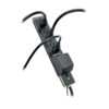 Tripp Lite Protect It! 6-Outlet Surge Protector, 1440 Joules, Tel/Modem Protection, Right-Angle Plug, Side Switch, 6 ft. Cord, Black - TLP606SSTELB
