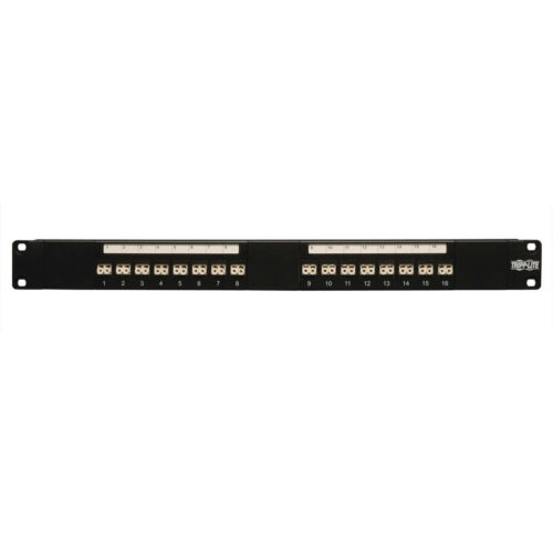 8cf1c10bb3da085590db9bc541952f14 Tripp Lite series 16-Port Fiber Patch Panel, 1U (LC/LC), Multimode or Singlemode