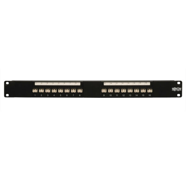 Tripp Lite series 16-Port Fiber Patch Panel, 1U (LC/LC), Multimode or Singlemode