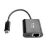 Tripp Lite series USB-C to Gigabit Network Adapter with 60W USB-C PD Charging - Thunderbolt 3, Black