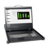 Tripp Lite series NetCommander 16-Port Cat5 1U Rack-Mount Console KVM Switch with 19-in. LCD, TAA