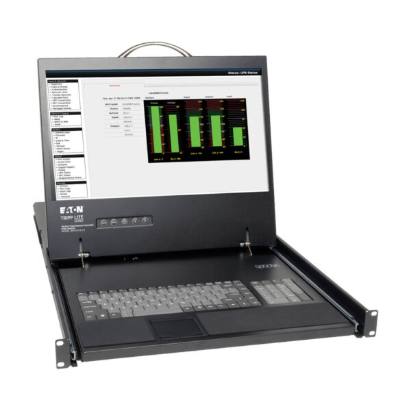 Tripp Lite series NetCommander 16-Port Cat5 1U Rack-Mount Console KVM Switch with 19-in. LCD, TAA