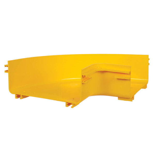 Tripp Lite series Toolless Horizontal 90-Degree Elbow for Fiber Routing System, 240 mm (10 in.)