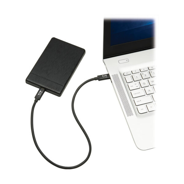 8d3a9aed01762a36f6fd0c8020fad6e5 Tripp Lite series Thunderbolt 3 Passive Cable (M/M) - 40 Gbps, 5A 100W Power Delivery, 4K/60 Hz, 0.5 m (1.6 ft.), Black