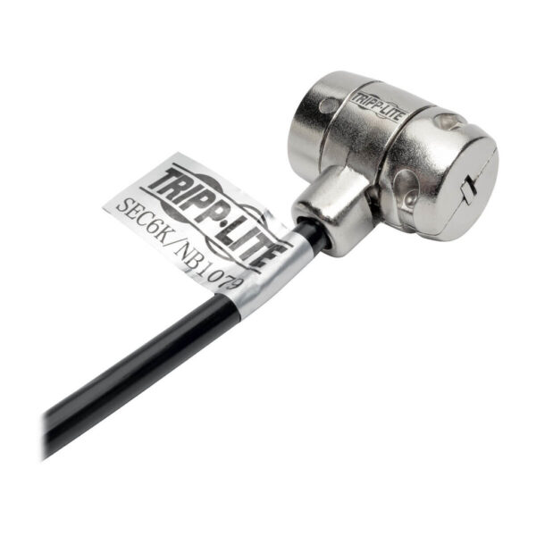Tripp Lite series Security Lock for Laptops and Peripherals, Keyed, 6 ft. (1.83 m) Cable