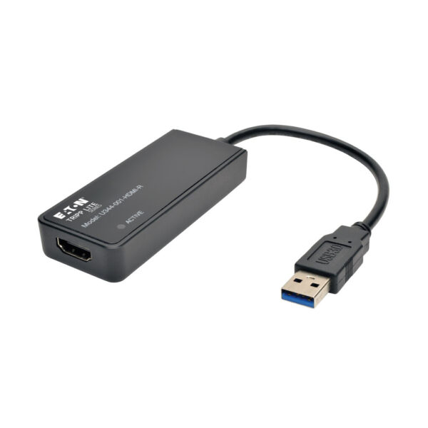 Tripp Lite series USB to HDMI Dual-Display External Video Graphics Card Adapter - USB 3.2 Gen 1, 512 MB SDRAM, 1080p