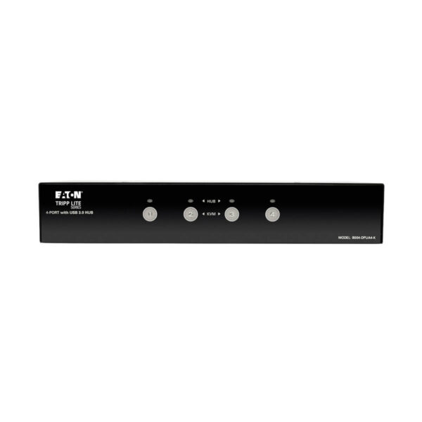 Tripp Lite series 4-Port DisplayPort KVM Switch with Audio, Cables and USB 3.0 SuperSpeed Hub