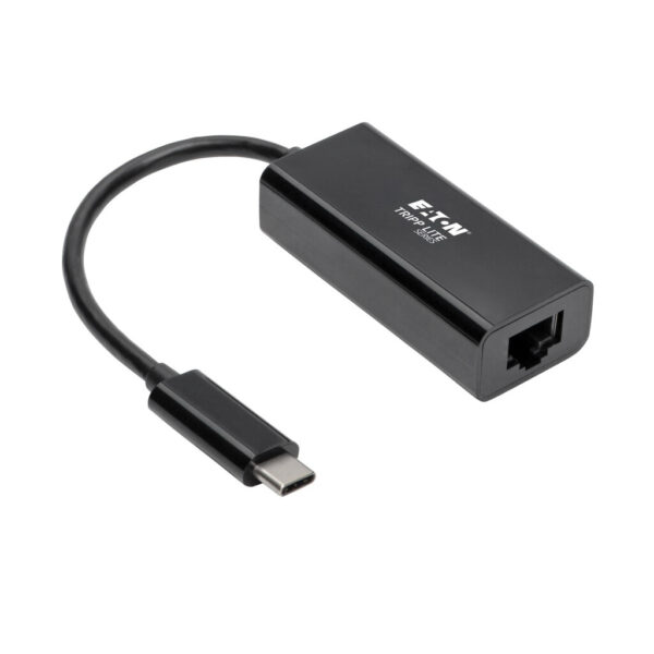 8d6e0b924a3b97f77f8547a494b79ec9 Tripp Lite series USB-C to Gigabit Network Adapter with Thunderbolt 3 Compatibility - Black