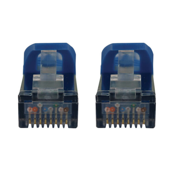 Tripp Lite series Cat6a 10G Snagless Shielded Slim STP Ethernet Cable (RJ45 M/M), PoE, Blue, 15 ft. (4.6 m)