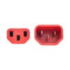 Tripp Lite series Heavy-Duty PDU Power Cord, C13 to C14 - 15A, 250V, 14 AWG, 3 ft. (0.91 m), Red