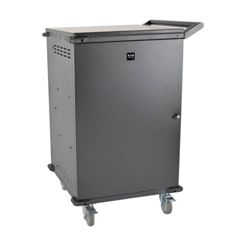 Tripp Lite series 36-Device AC Mobile Charging Cart - Laptops and Chromebooks, 120V, NEMA 5-15P, 10 ft. (3.1 m) Cord, Black