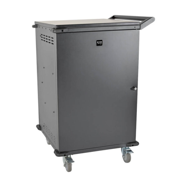 Tripp Lite series 36-Device AC Mobile Charging Cart - Laptops and Chromebooks, 120V, NEMA 5-15P, 10 ft. (3.1 m) Cord, Black