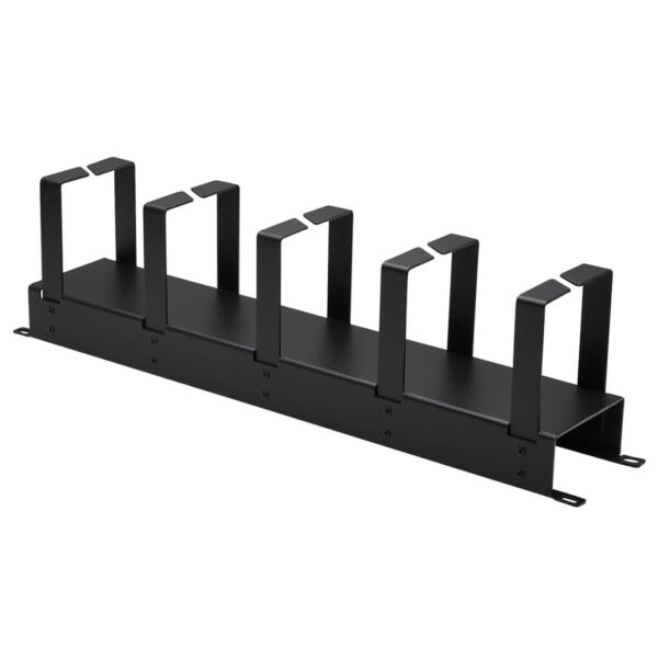 8df3ae2100a860479153c708868c1059 Tripp Lite series Horizontal Cable Manager - Metal Rings, Black, 2U