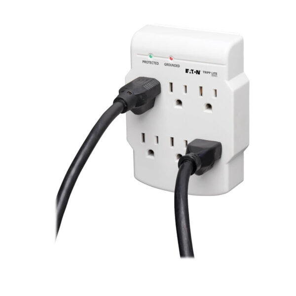 8df91dee6b2e62d985d93a9cee02ccfd Tripp Lite series Protect It! 6-Outlet Low-Profile Surge Protector, Direct Plug-In, 750 Joules, Diagnostic LED