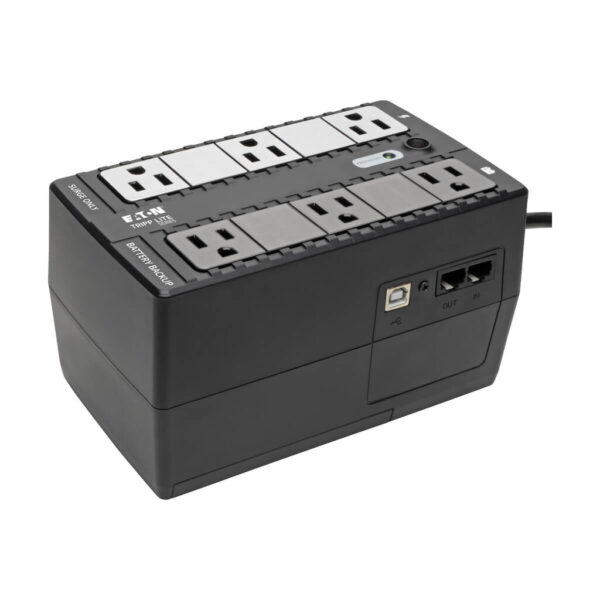 Tripp Lite series 350VA 210W Standby UPS - 6 NEMA 5-15R Outlets, 120V, 50/60 Hz, USB, 5-15P Plug, Desktop/Wall Mount
