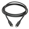 Tripp Lite series USB-C Cable (M/M) - USB 3.2, Gen 1 (5 Gbps), Thunderbolt 3 Compatible, 6 ft. (1.83 m)