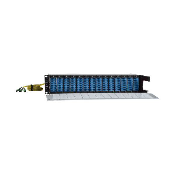 8e59b6250d3d1c85ecc683462b60f9ee Tripp Lite series 40/100Gb Fiber Breakout Patch Panel, 40Gb to 4 x 10Gb, 100Gb to 4 x 25Gb, 42 MTP QSFP to 168 LC Duplex 9/125 Singlemode Ports, 2U
