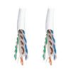 Tripp Lite series Cat6a 10G Solid Core UTP Bulk Ethernet Cable, CMR Rated, White, 1000 ft. (305 m)