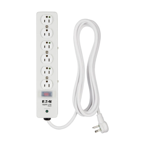 Tripp Lite series Hospital-Grade Surge Protector with 6 Hospital-Grade Outlets, 10 ft. (3.05 m) Cord, 1050 Joules, UL 1363, Not for Patient-Care Rooms