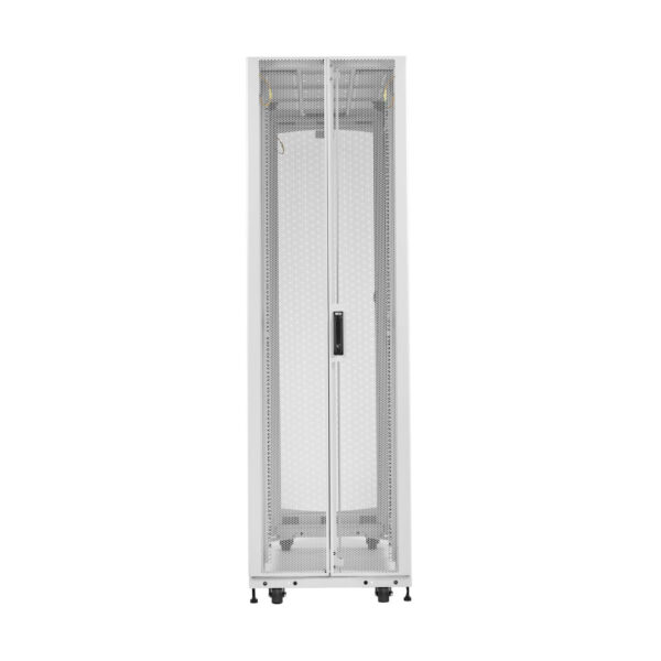 Eaton SmartRack 45U Extra-Deep Standard-Width Heavy-Duty Rack Enclosure Cabinet for AI Servers, White