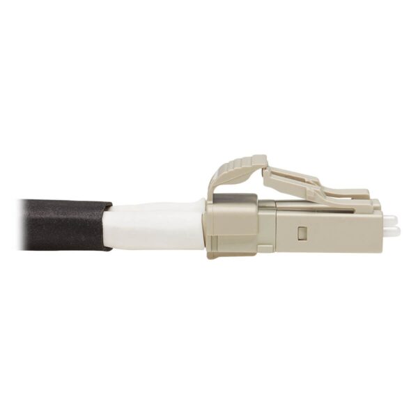 Tripp Lite series 10Gb Rigid Industrial Duplex Multimode 50/125 OM3 Fiber Patch Cable (LC/LC) - IP68, Aqua, 5 m (16.4 ft.)