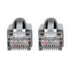 Tripp Lite series Cat6a 10G Snagless Shielded STP Ethernet Cable (RJ45 M/M), PoE, Gray, 5 ft. (1.52 m) - N262-005-GY