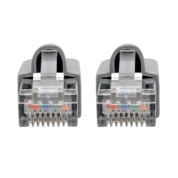Tripp Lite series Cat6a 10G Snagless Shielded STP Ethernet Cable (RJ45 M/M), PoE, Gray, 5 ft. (1.52 m) - N262-005-GY