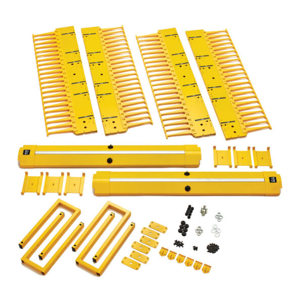 8f0f78d0a87b234cef29cf467ba74c5d Tripp Lite series High-Capacity Vertical Cable Manager - Deep Double Finger Duct with Cover, Single Sided, 6 in. Wide, Yellow, 7 ft. (2.2 m)