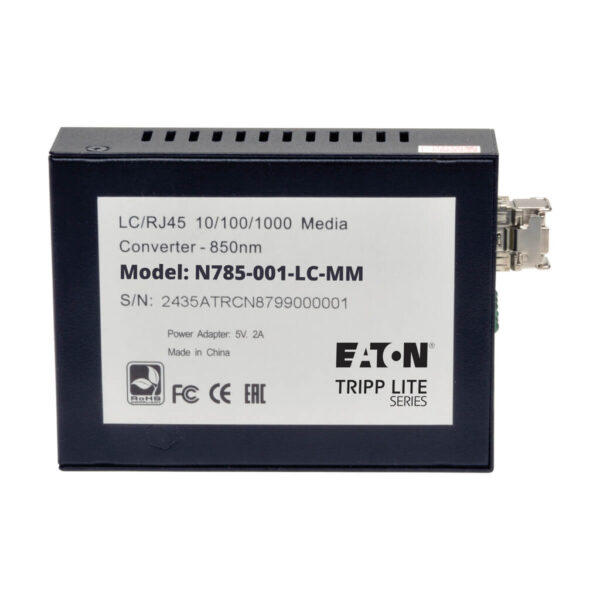 8f28baca33c424d7ffd2a544f099320b Tripp Lite series 10/100/1000 LC Multimode Fiber to Ethernet Media Converter, 550M, 850nm