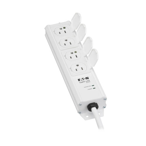 Tripp Lite series Safe-IT UL 2930 Medical-Grade Surge Protector for Patient Care Vicinity, 4x Hospital-Grade Outlets, 15 ft. Cord