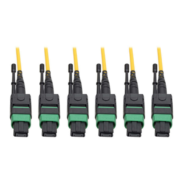 8f2d421785ad03c26a813591c0704805 Tripp Lite series MTP/MPO (APC) Singlemode Slim Trunk Cable, 24-Strand, 40/100 GbE, 40/100GBASE-PLR4, Plenum, 6mm Dual Jacket, 45 m (147 ft.)