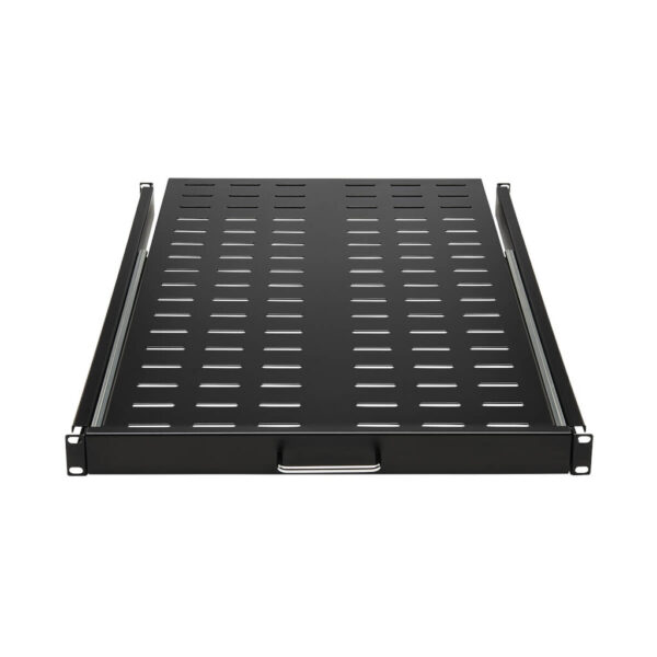 Tripp Lite series SmartRack Sliding Steel Rack Shelf - 1U, Vented, 28.3 in. Deep, Holds up to 50 lb. (23 kg)