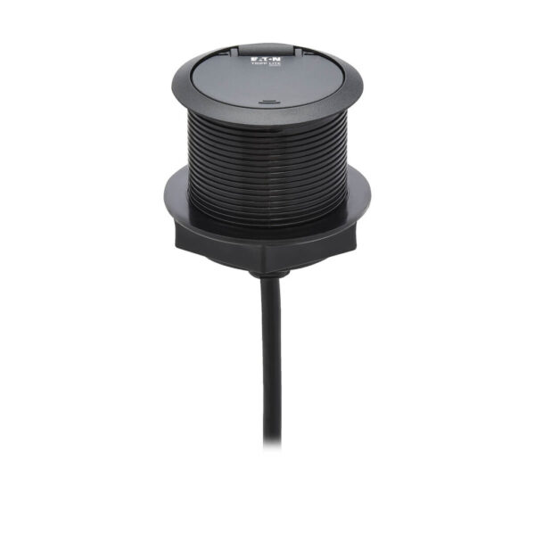 8f6be94a297ca996829640e5ac53434e Tripp Lite series Protect It! In-Desktop Power Grommet - NEMA 5-15P, 2x USB-A Charging, Surge Protection, 10 ft. Cord, Antimicrobial, Black