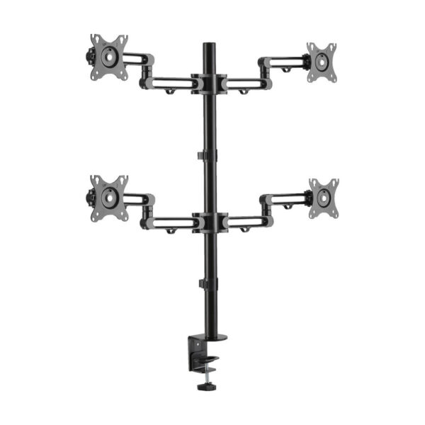 Tripp Lite series Quad-Monitor Flex-Arm Desktop Clamp for 13” to 27” Displays