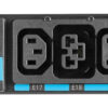 Eaton Universal-Input Metered PDU G4, 208V and 415/240V, 24 Outlets, Input Cable Sold Separately, 0U Vertical