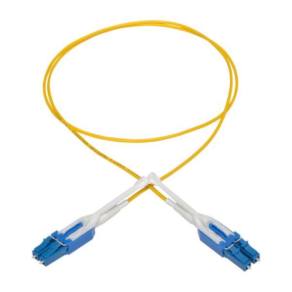 Tripp Lite series Duplex Singlemode 9/125 Fiber Patch Cable (LC/LC), Push/Pull Tabs, 1 m (3 ft.)