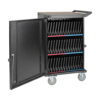 Tripp Lite series 48-Device AC Mobile Charging Cart - Laptops and Chromebooks, 120V, NEMA 5-15P, 10 ft. (3.05 m) Cord, Black - CSC48AC