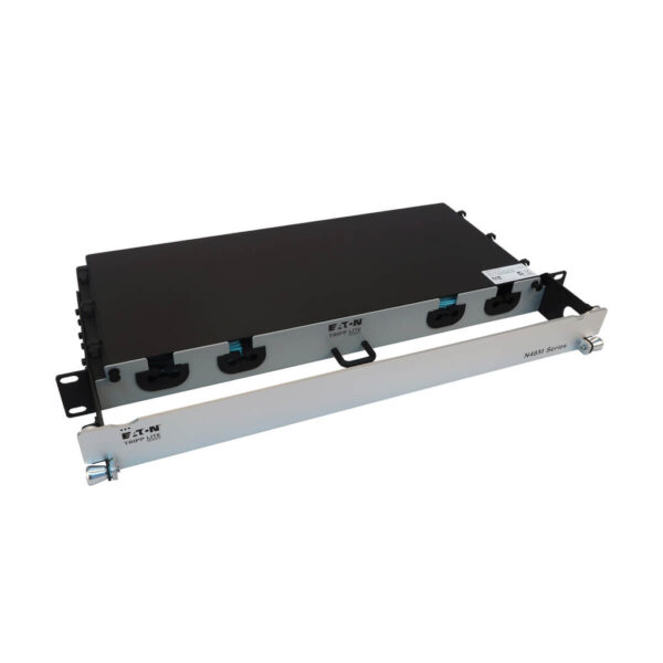 Tripp Lite series Preloaded Fiber Panel, 1U - 2x (12x LC/LC Duplex M/M) 24F Trunk Cables, OM4 Multimode, 20 m (65.6 ft.)