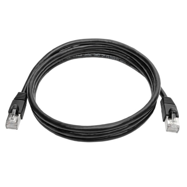 Tripp Lite series Cat6a 10G Snagless Shielded STP Ethernet Cable (RJ45 M/M), PoE, Black, 6 ft. (1.83 m)