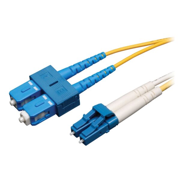 90d7945264b2c484b78ee4f9cde6ea13-2 Tripp Lite series Duplex Singlemode 9/125 Fiber Patch Cable (LC/SC), 20 m (65 ft.)